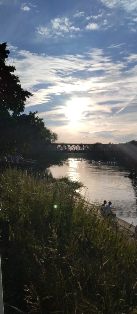 Sunset in Regensburg (photo: Mária Orendáčová)